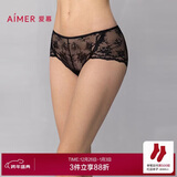 爱慕内衣女内裤夏季棉质底裆轻薄蕾丝低腰平角裤AM23B211 M