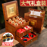 郭大侠配茶具茶叶礼盒装三大茗茶红茶春节日年货过年礼物送人长辈老丈人 【珍藏系列】配茶具三大茗茶礼盒321g