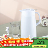 虎牌（TIGER）304不锈钢时尚简约桌面保温壶PWO-A16C-W 白色 1.6L