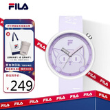斐乐（FILA）手表女可爱猫猫初高中生考试手表新年礼物送女生硅胶表6547-004