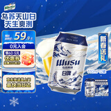 乌苏啤酒（wusu）精酿天山白啤易拉罐装330ml*12罐整箱装热门商品京东自营新春送礼