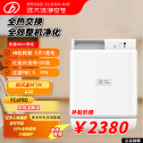 远大【官方直营】FE6-PRO风系统家用壁挂式新风机双向流热交换通风换气除甲醛除雾霾除菌空气净化 壁挂式 130m³/h 20-39㎡