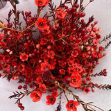 芊芊细语斗南基地直批发玫瑰鲜花全国速递配送女友礼物家用水养插花家庭 红色腊梅一扎