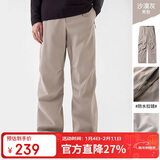 骆驼（CAMEL）【王俊凯同款】户外滑雪裤男三防水直筒裤加绒长裤冲锋裤 6805