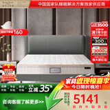 金可儿（Kingkoil）双人床1.8米真皮床实木床架意式婚床主卧大床家用平板架床 云梦 云梦之床·石墨灰 150*200cm