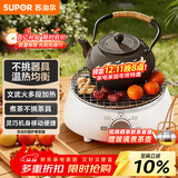 苏泊尔（SUPOR）迷你电陶炉煮茶器煮茶炉煮茶壶养生围炉煮茶茶艺炉泡茶家用办公老白茶黑茶花茶不挑器具SW-DTL01
