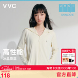 VVC防晒衣女夏季新款防紫外线宽松短款外套时尚洋气外套 燕麦奶 L 