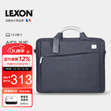 乐上（LEXON）商务手提13.3英寸电脑公文包男士会议袋单肩斜跨商务公文包旅行包