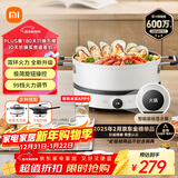 米家小米电磁炉2 大功率猛火爆炒 99挡火力 火锅炒菜蒸煮煎炸烧水 家用智能多功能 圆形