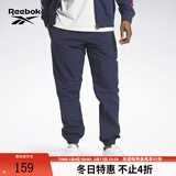 锐步锐步官方24新品男女同款经典复古潮流运动休闲直筒长裤 24SRM617UGN1 藏蓝色 L