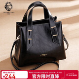 老人头牛皮女士包包女包大容量手提包单肩包斜挎包妈妈包元旦礼物送女生