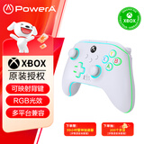 PowerA微软官方授权xbox游戏有线发光手柄 支持pc steam电脑xbox series刺客信条影双影奇境明末渊虚之羽