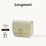 Songmont山下有松中号豆腐包重置系列斜挎小方包新年礼物 奶昔白(现货)