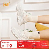 361°运动鞋女秋冬季网布休闲健身轻便跳绳厚底跑步鞋子女682312203-6