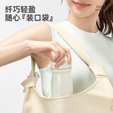 炊大皇316L不锈钢保温杯便携口袋杯子保冷小巧超轻外出350ml（霜奶白）