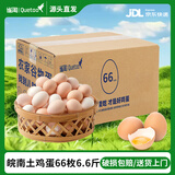 雀淘皖南土鸡蛋 生鲜蛋类 净重6.6斤 66枚 箱装 源头直发