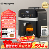 西屋（Westinghouse）空气炸锅6升大容量金属内腔体可视化蒸烤嫩炸上下管加热免翻面 WKZ60H15