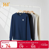 361°卫衣男装秋冬季长袖运动服休闲跑步圆领宽松上衣服652334801D-8