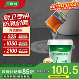 三棵树漆室内透明防水胶卫生间防水涂料厨卫浴室堵漏补漏防水胶 600g