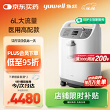 鱼跃(yuwell)6L升新国标医用制氧机制氧带雾化中重度缺氧助呼吸8F-6W