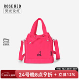 KANGOL官方水桶包新款单肩手提抽绳男女休闲圆桶包包上班通勤潮牌