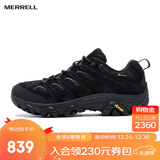 迈乐（Merrell）男女款户外越野徒步鞋MOAB GTX防水透气防滑抓地耐磨登山鞋 J500299暗黑-3GTX男款 上新 41