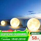 大观园（DGY）月球灯庭院灯氛围感户外灯防水落地灯月亮草坪氛围灯中山灯具378O 9876-20cm【户外月球灯】暖光
