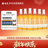 梅见 双梅混调 杨梅风味青梅酒 750ml*6瓶 12度果酒 新老版本随机发