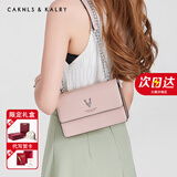 CAKNLS&KALRY轻奢包包女款单肩包斜挎女包奢侈品牌圣诞元旦新年生日礼物送女友 粉色-包包女款2025年 纪念日送女友老婆生日礼物礼盒装
