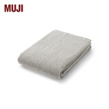 MUJI 棉绒 浴巾 纯棉柔软 浅灰色