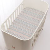 雅赞（YAZAN）儿童床单纱布软席100%棉幼儿园床垫加厚四季用 松鼠坚果78*130CM