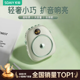 索爱（soaiy）S655小蜜蜂扩音器教师专用防啸叫10W大功率音箱音响TF卡喇叭麦克风户外便携式导游导购 绿色