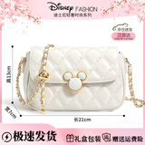 迪士尼（Disney）女包联名包包跨年礼物女款2025年斜挎包轻奢小众生日礼物女生女士 经典小香风-白色