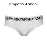 EMPORIO ARMANI阿玛尼夏季新款潮流礼物男友纯棉三角内裤单件装白S