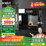 BORAVIT嵌入式饮水机 管线机 净水器家用直饮机 厨房净水机 RO反渗透超滤重金属纯水机尺寸300mm深度 【嵌入式饮水机】G11即热制冷型