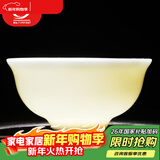 MULTIPOTENT主人杯中国白陶瓷羊脂玉功夫茶具品茗杯沉香杯礼盒装