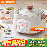 苏泊尔（SUPOR）电炖锅 电炖盅家用煲汤锅炖汤锅 隔水炖锅 煲汤专用电锅全自动陶瓷炖汤盅 DZ25YC828