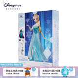迪士尼（Disney）冰雪奇缘唱歌娃娃艾莎安娜公主玩偶女孩玩具儿童女孩圣诞礼物礼盒 艾莎故事书玩偶套装