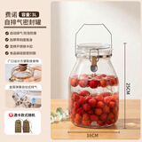 喜碧（Scybe）（Scybe）玻璃泡酒瓶自动排气泡酒专用罐食品级密封罐费诺3L