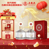 五粮液股份 金碧辉煌 经典版 浓香型白酒 52度 500mL*2瓶 年货送礼宴饮