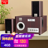 山水（SANSUI）62D 蓝牙音响 电视K歌台式电脑重低音炮音箱2.1声道 卡拉OK 三分频五喇叭HIFI音质环绕立体 81C三分频五喇叭蓝牙音响