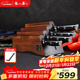 张小泉 步步高升系列五件锻打刀具套装家用菜刀切片刀斩砍骨刀刀具全套D31440100