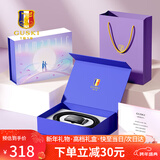 古士旗品牌男士皮带男真皮自动扣腰带商务裤带礼盒新年礼物送男友老公