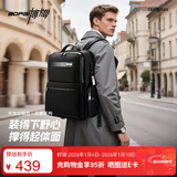 博牌Bopai双肩背包男时尚商务16英寸电脑包旅行书包