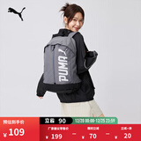 彪马（PUMA）圣诞红色通勤旅行大容量双肩包男女款户外学生书包074417 灰色-02 OSFA