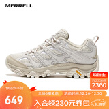 迈乐（Merrell）官方店男女款户外登山徒步鞋减震MOAB 3迈越者轻量防滑耐磨透气 J037522浅米白（女款） 36