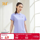 361°短袖女春夏季运动t恤速干衣polo衫跑步健身休闲瑜伽662424130H-6
