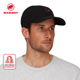 猛犸象（MAMMUT）Baseball 男女户外休闲时尚遮阳透气鸭舌帽棒球帽 黑色印花 S-M