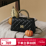 HR赫莲娜包包女包头层牛皮单肩斜挎包菱格手提链条包女包元旦礼物