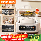 苏泊尔（SUPOR）电炖锅 煲汤锅隔水炖锅0涂层家用多功能锅炖蒸煮一体17L电炖盅炖汤锅电蒸锅 DZ20FC871